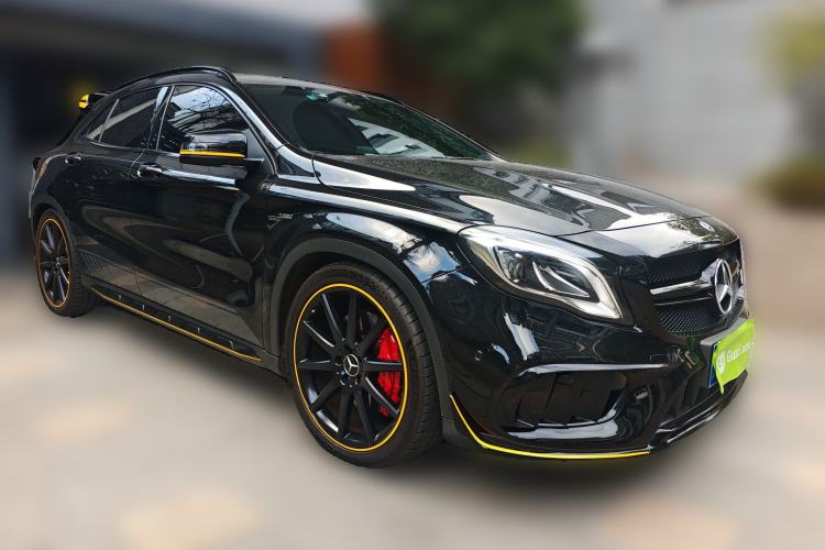 Used Mercedes-Benz GLA AMG 2017 AMG GLA 45 4MATIC Night Thunder Limited Edition Front Right 45 Deg