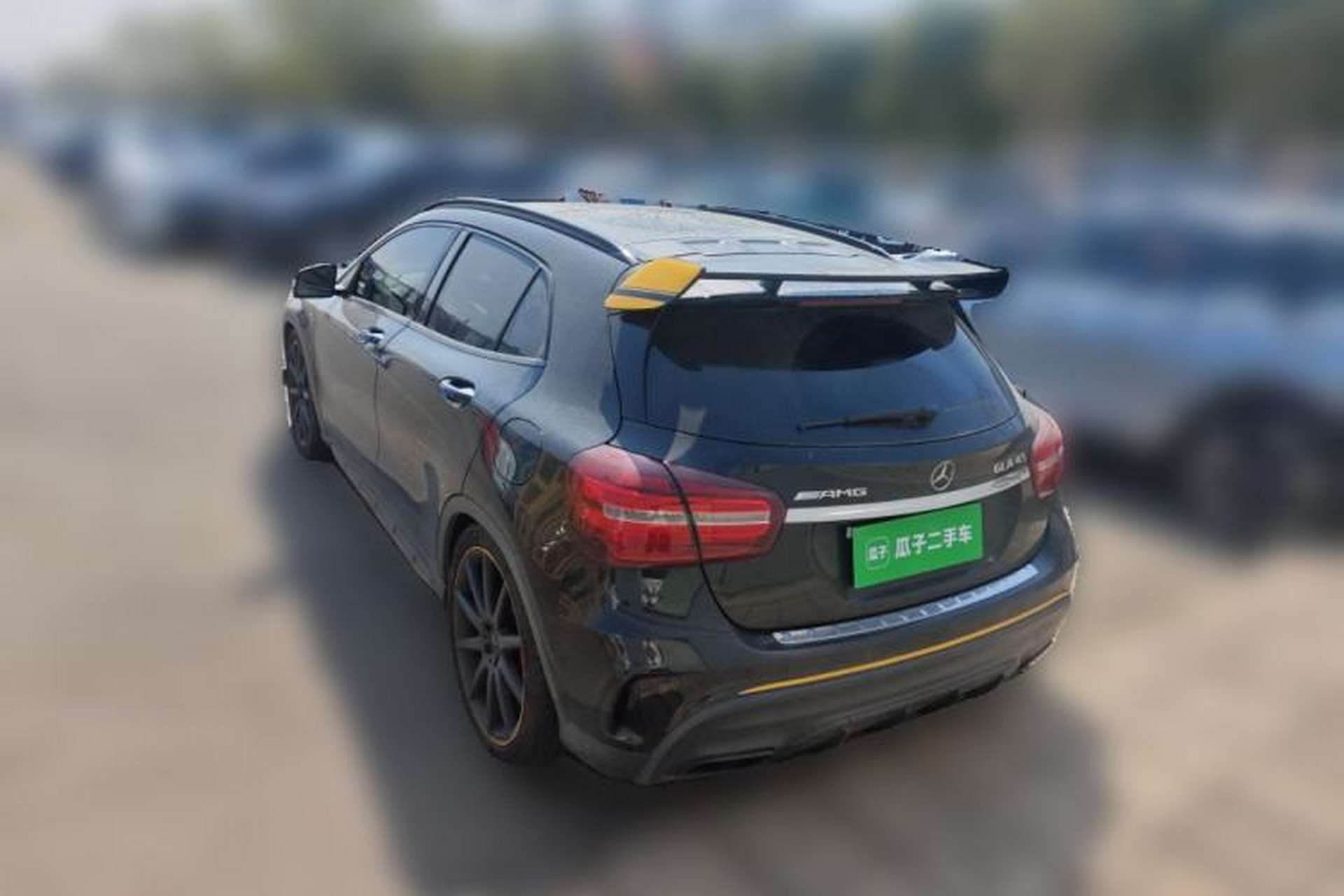 Used Mercedes-Benz GLA AMG 2017 AMG GLA 45 4MATIC Night Thunder Limited Edition Rear Left 45 Deg