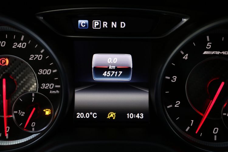 Used Mercedes-Benz GLA AMG 2017 Facelifted AMG GLA 45 4MATIC Odometer Close Up