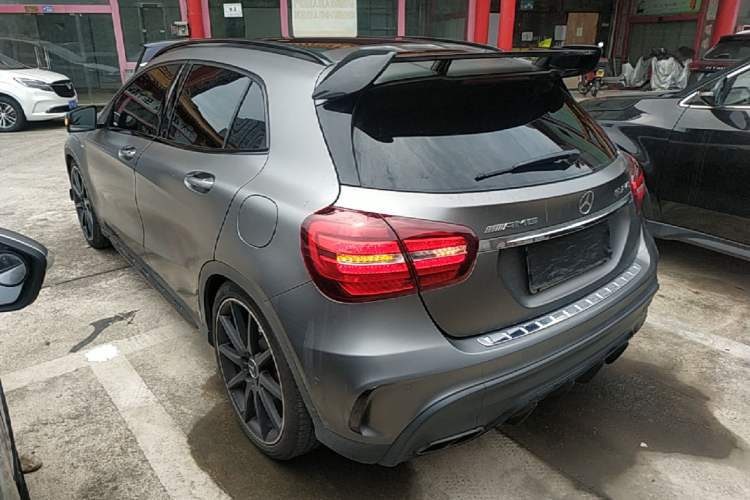 Used Mercedes-Benz GLA AMG 2017 Facelifted AMG GLA 45 4MATIC Rear Left 45 Deg