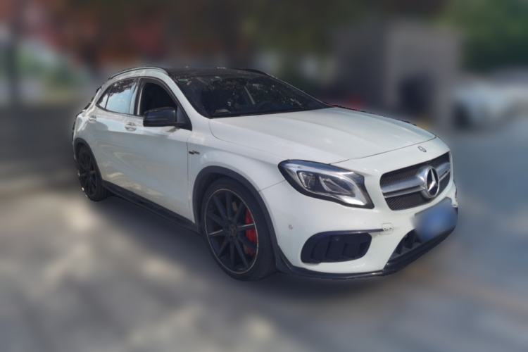 Used Mercedes-Benz GLA AMG 2017 Facelifted AMG GLA 45 4MATIC Front Right 45 Deg