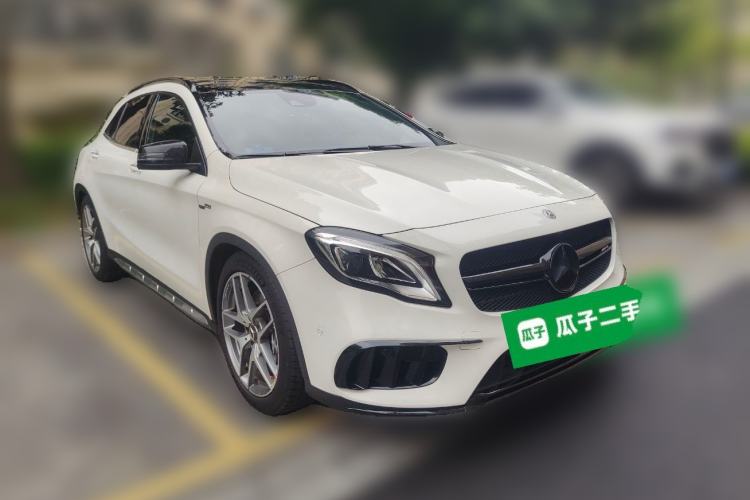 Used Mercedes-Benz GLA AMG 2017 Facelifted AMG GLA 45 4MATIC Front Right 45 Deg