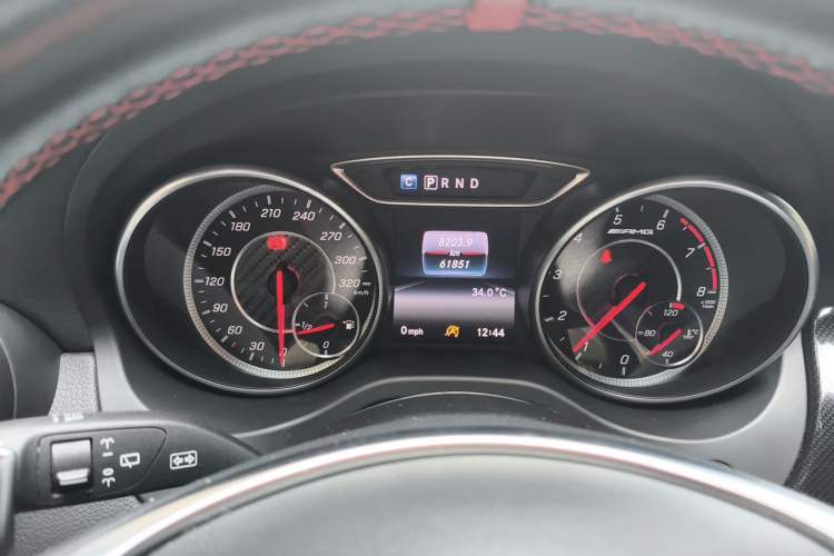 Used Mercedes-Benz GLA AMG 2017 Facelifted AMG GLA 45 4MATIC Odometer Close Up