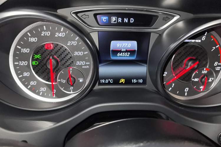 Used Mercedes-Benz GLA AMG 2017 Facelifted AMG GLA 45 4MATIC Odometer Close Up