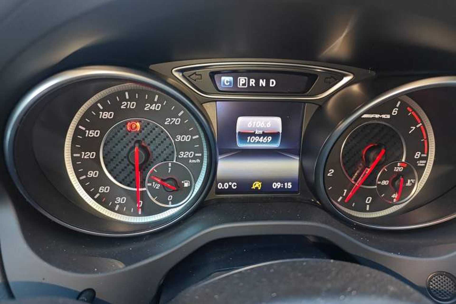 Used Mercedes-Benz GLA AMG 2017 Facelifted AMG GLA 45 4MATIC Odometer Close Up