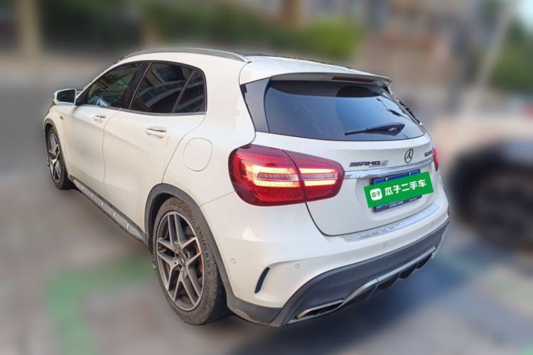 Used Mercedes-Benz GLA AMG 2017 Facelifted AMG GLA 45 4MATIC Rear Left 45 Deg
