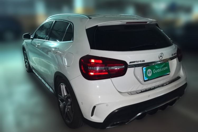 Used Mercedes-Benz GLA AMG 2017 Facelifted AMG GLA 45 4MATIC Rear Left 45 Deg