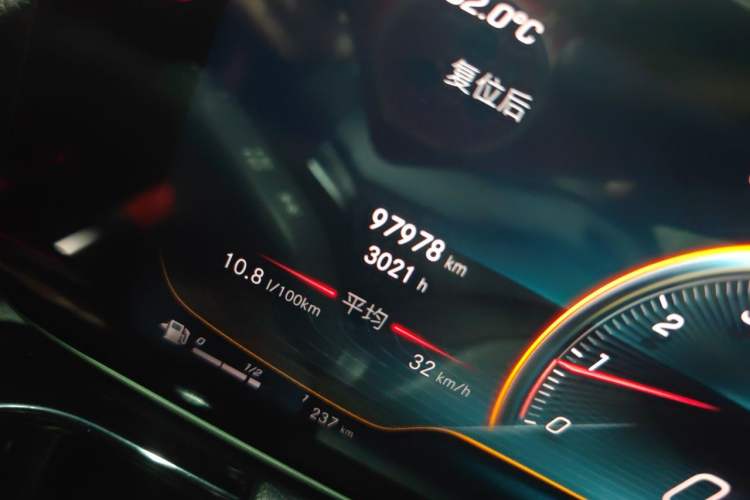 Used Mercedes-Benz GLA AMG 2021 AMG GLA 35 4MATIC Odometer Close Up