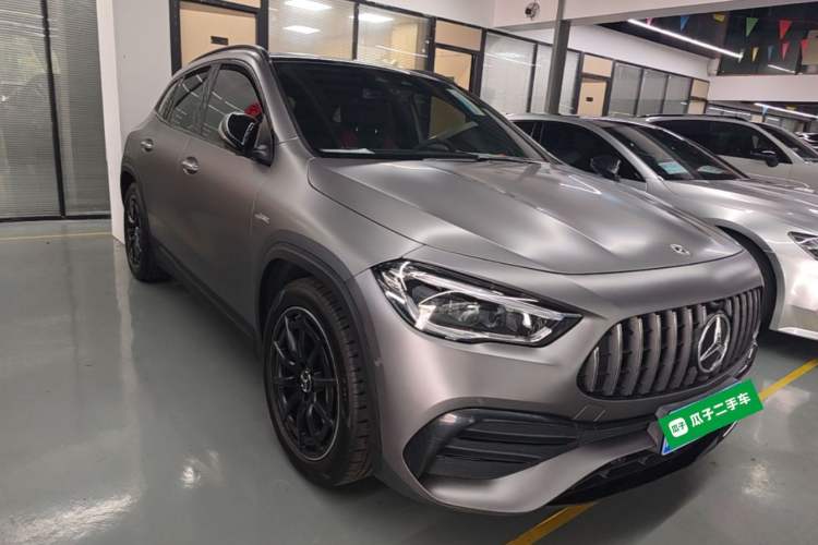 Used Mercedes-Benz GLA AMG 2021 AMG GLA 35 4MATIC Front Right 45 Deg