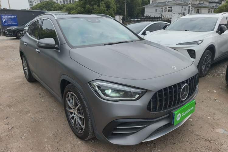 Used Mercedes-Benz GLA AMG 2021 AMG GLA 45 4MATIC+ Front Right 45 Deg
