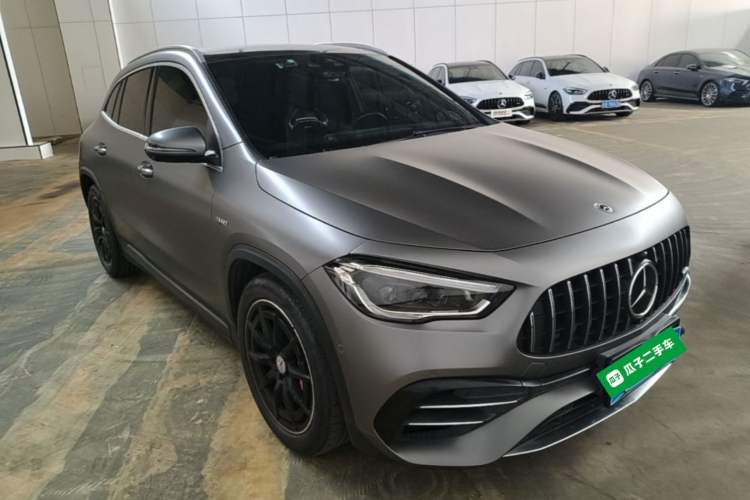 Used Mercedes-Benz GLA AMG 2021 AMG GLA 45 4MATIC+ Front Right 45 Deg