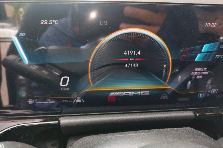 Used Mercedes-Benz GLA AMG 2021 AMG GLA 45 4MATIC+ Odometer Close Up