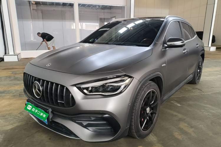 Used Mercedes-Benz GLA AMG 2021 AMG GLA 45 4MATIC+ Guazi used car, China used car export, Used car for sale, Used Mercedes-Benz cars, Cheapest cars for sale