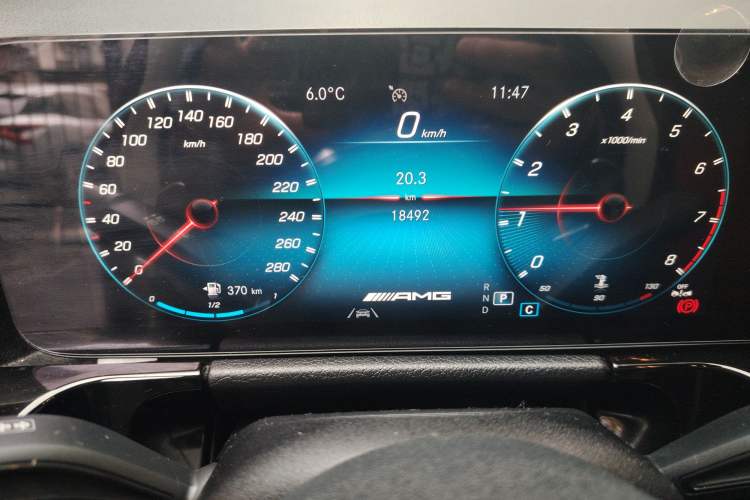 Used Mercedes-Benz GLA AMG 2022 AMG GLA 35 4MATIC Odometer Close Up