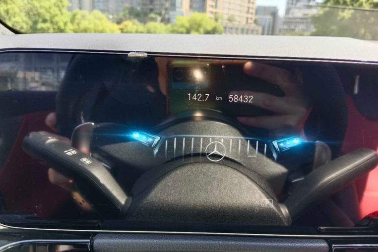 Used Mercedes-Benz GLA AMG 2022 AMG GLA 35 4MATIC Odometer Close Up