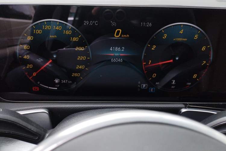 Used Mercedes-Benz GLB 2020 GLB 200 Dynamic Edition Odometer Close Up