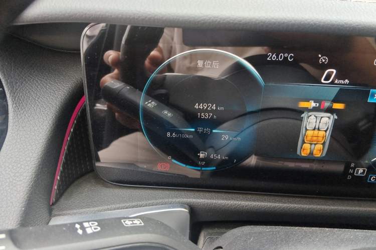 Used Mercedes-Benz GLB 2020 Facelift GLB 200 Fashion Edition Odometer Close Up