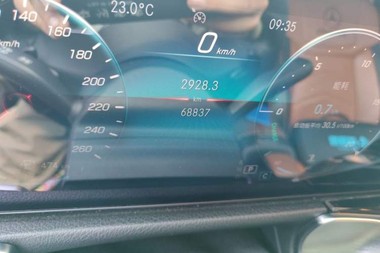 Used Mercedes-Benz GLB 2020 GLB 180 Fashion Model Odometer Close Up
