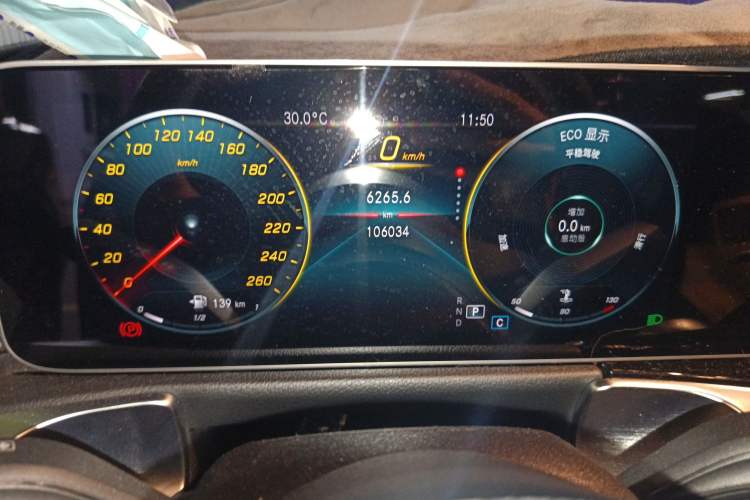 Used Mercedes-Benz GLB 2020 Updated GLB 200 Dynamic Edition Odometer Close Up