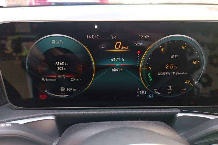 Used Mercedes-Benz GLB 2020 Updated GLB 200 Dynamic Edition Odometer Close Up