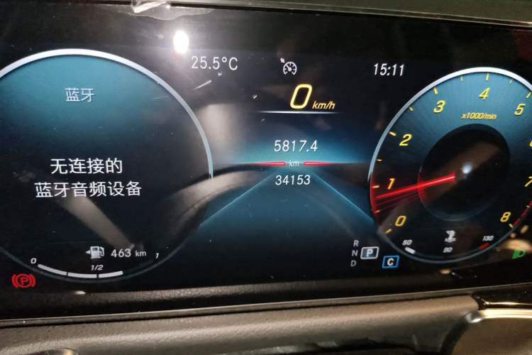 Used Mercedes-Benz GLB 2020 GLB 200 Dynamic Edition Odometer Close Up