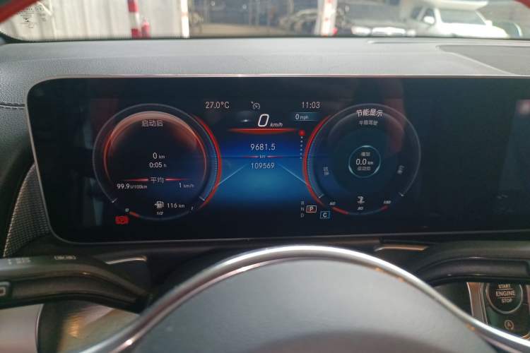 Used Mercedes-Benz GLB 2020 GLB 180 Fashion Model Odometer Close Up