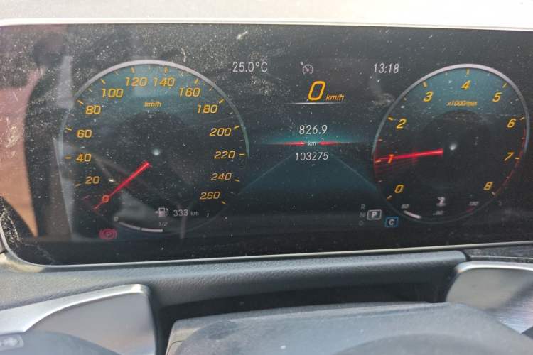 Used Mercedes-Benz GLB 2020 Updated GLB 200 Dynamic Edition Odometer Close Up