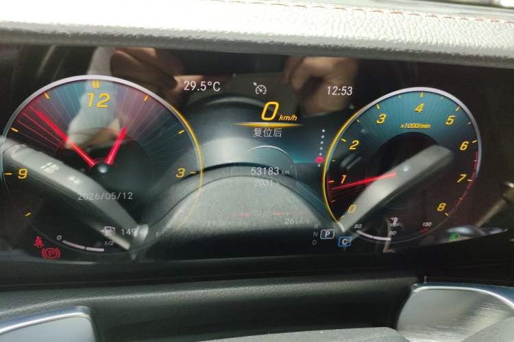 Used Mercedes-Benz GLB 2021 GLB 200 Fashion Model Odometer Close Up