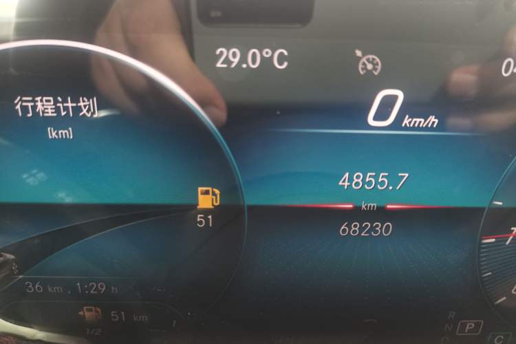 Used Mercedes-Benz GLB 2021 GLB 200 Dynamic Edition Odometer Close Up