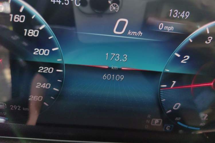 Used Mercedes-Benz GLB 2021 GLB 180 Fashion Model Odometer Close Up