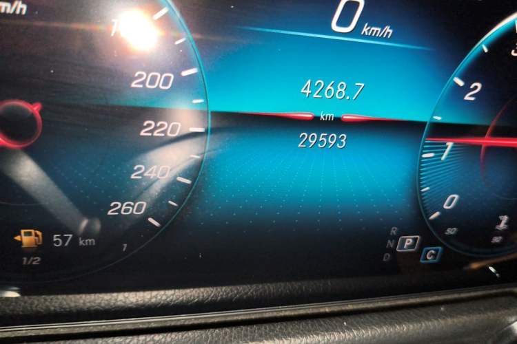 Used Mercedes-Benz GLB 2021 GLB 200 Dynamic Edition Odometer Close Up