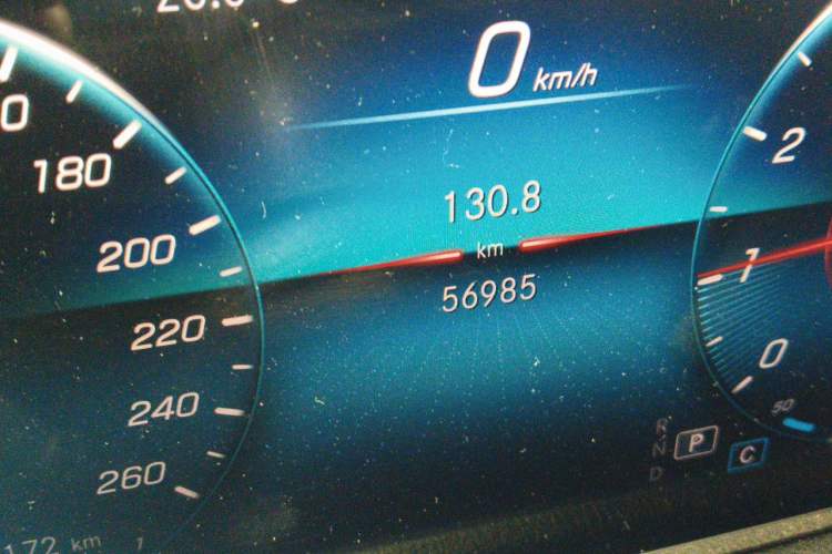 Used Mercedes-Benz GLB 2021 GLB 200 Dynamic Edition Odometer Close Up