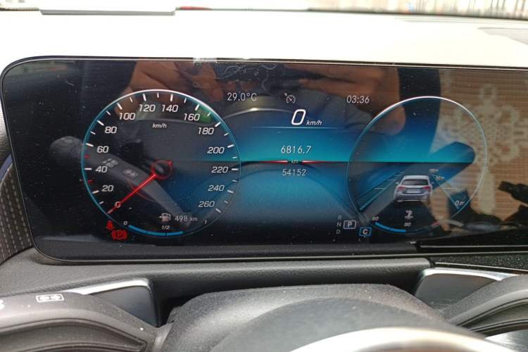 Used Mercedes-Benz GLB 2021 GLB 200 Dynamic Edition Odometer Close Up