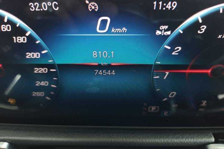 Used Mercedes-Benz GLB 2021 GLB 200 Dynamic Edition Odometer Close Up