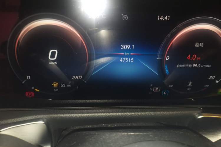 Used Mercedes-Benz GLB 2022 GLB 220 Dynamic Edition Odometer Close Up