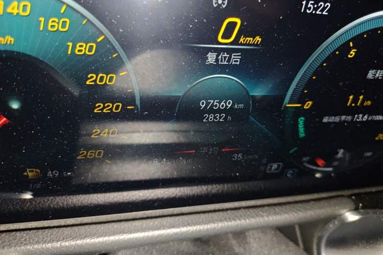 Used Mercedes-Benz GLB 2022 GLB 200 Dynamic Edition Odometer Close Up