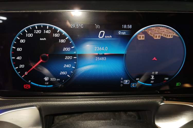 Used Mercedes-Benz GLB 2022 GLB 200 Dynamic Edition Odometer Close Up