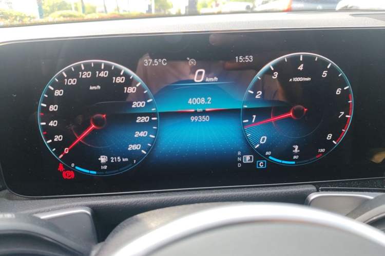 Used Mercedes-Benz GLB 2022 GLB 220 Dynamic Edition Odometer Close Up