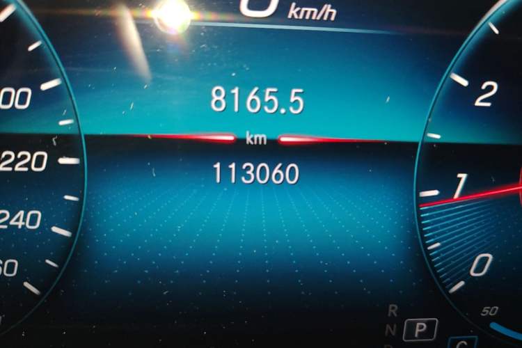 Used Mercedes-Benz GLB 2022 GLB 200 Dynamic Edition Odometer Close Up