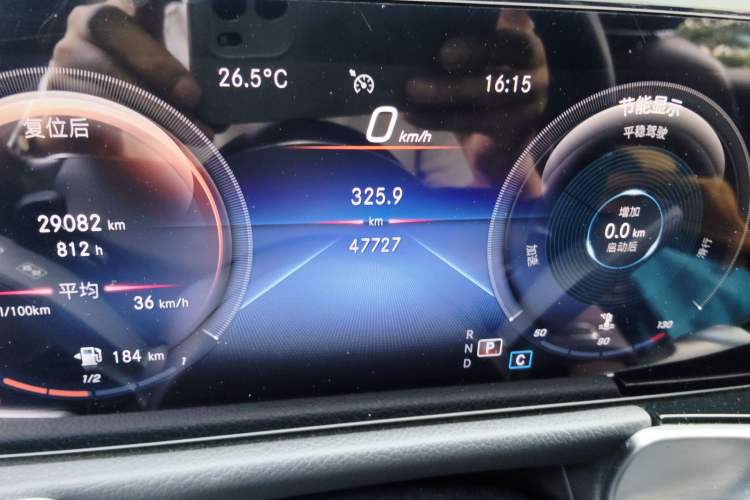 Used Mercedes-Benz GLB 2022 GLB 220 Fashion Model Odometer Close Up