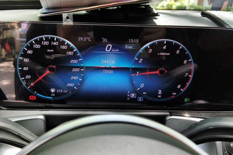 Used Mercedes-Benz GLB 2023 GLB 220 Sport Edition Odometer Close Up