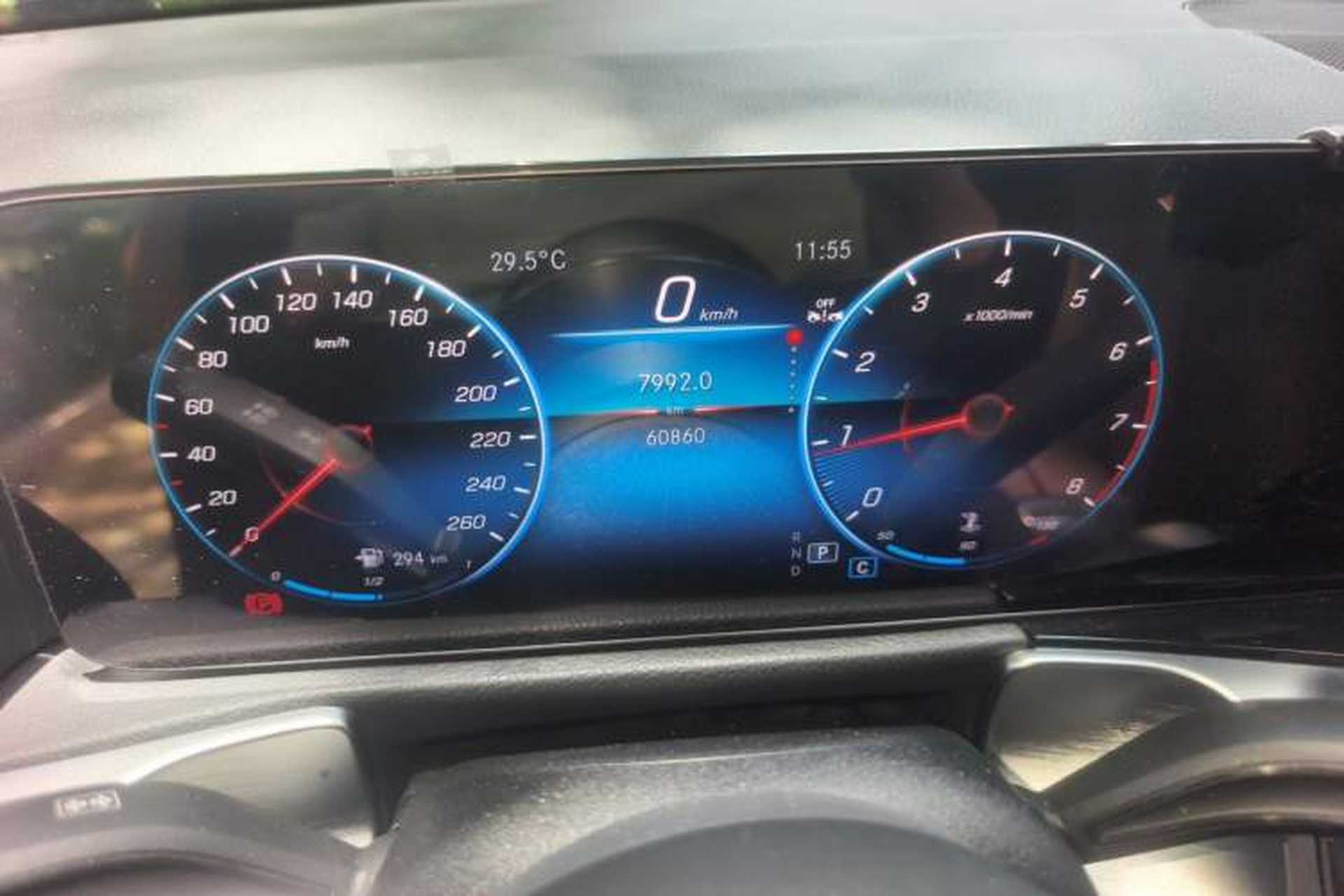 Used Mercedes-Benz GLB 2023 Refreshed GLB 200 Dynamic Edition Odometer Close Up
