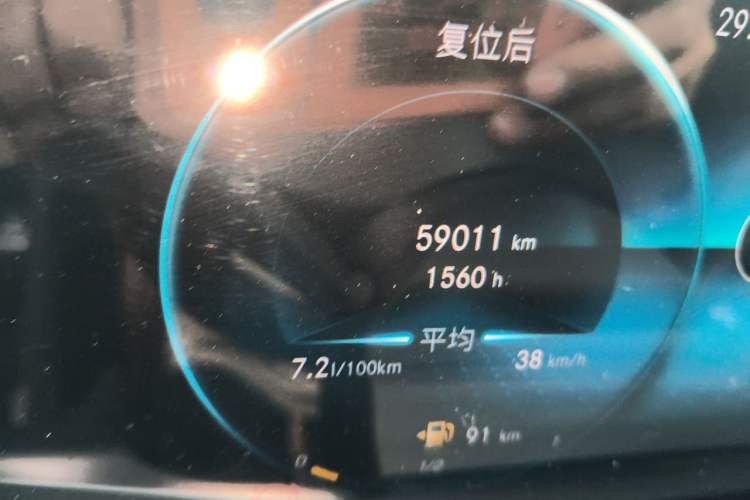 Used Mercedes-Benz GLB 2023 GLB 220 Fashion Model Odometer Close Up