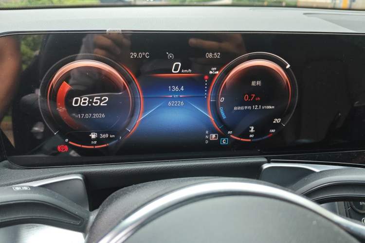 Used Mercedes-Benz GLB 2023 GLB 220 Fashion Model Odometer Close Up
