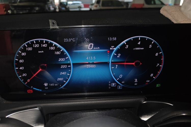 Used Mercedes-Benz GLB 2023 GLB 220 Sport Edition Odometer Close Up