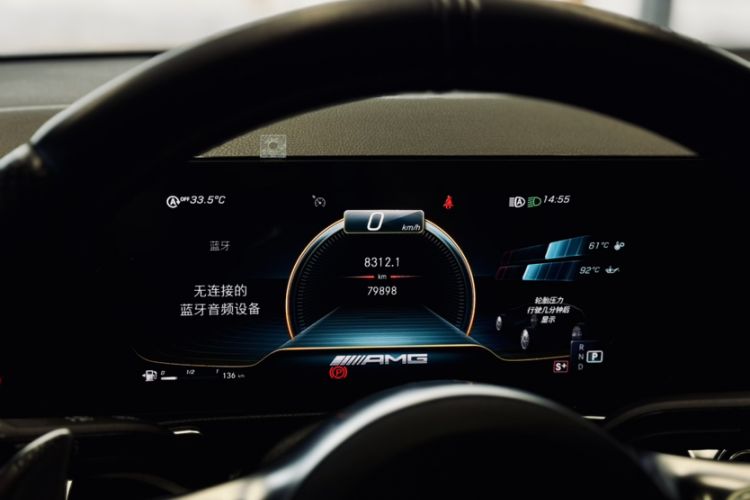 Used Mercedes-Benz GLB AMG 2021-Year Restyled AMG GLB 35 4MATIC Odometer Close Up