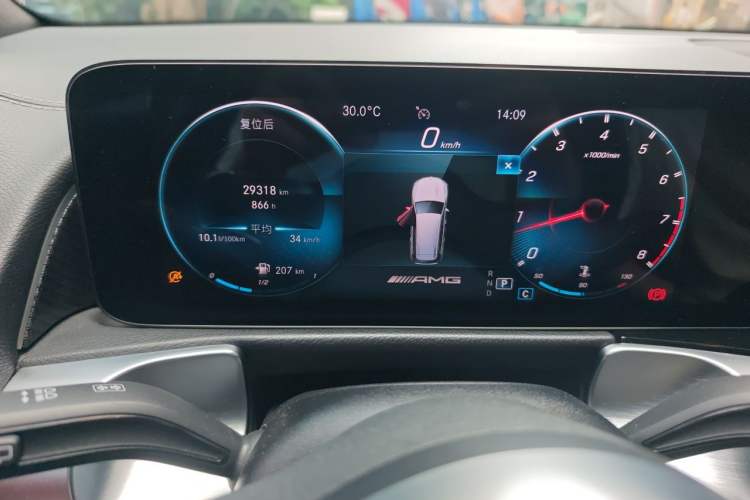 Used Mercedes-Benz GLB AMG 2021-Year Restyled AMG GLB 35 4MATIC Instrument Cluster