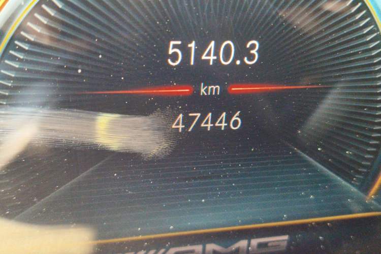 Used Mercedes-Benz GLB AMG 2021-Year Restyled AMG GLB 35 4MATIC Odometer Close Up
