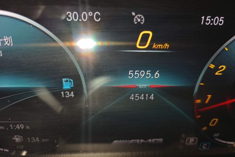 Used Mercedes-Benz GLB AMG 2021 AMG GLB 35 4MATIC Odometer Close Up