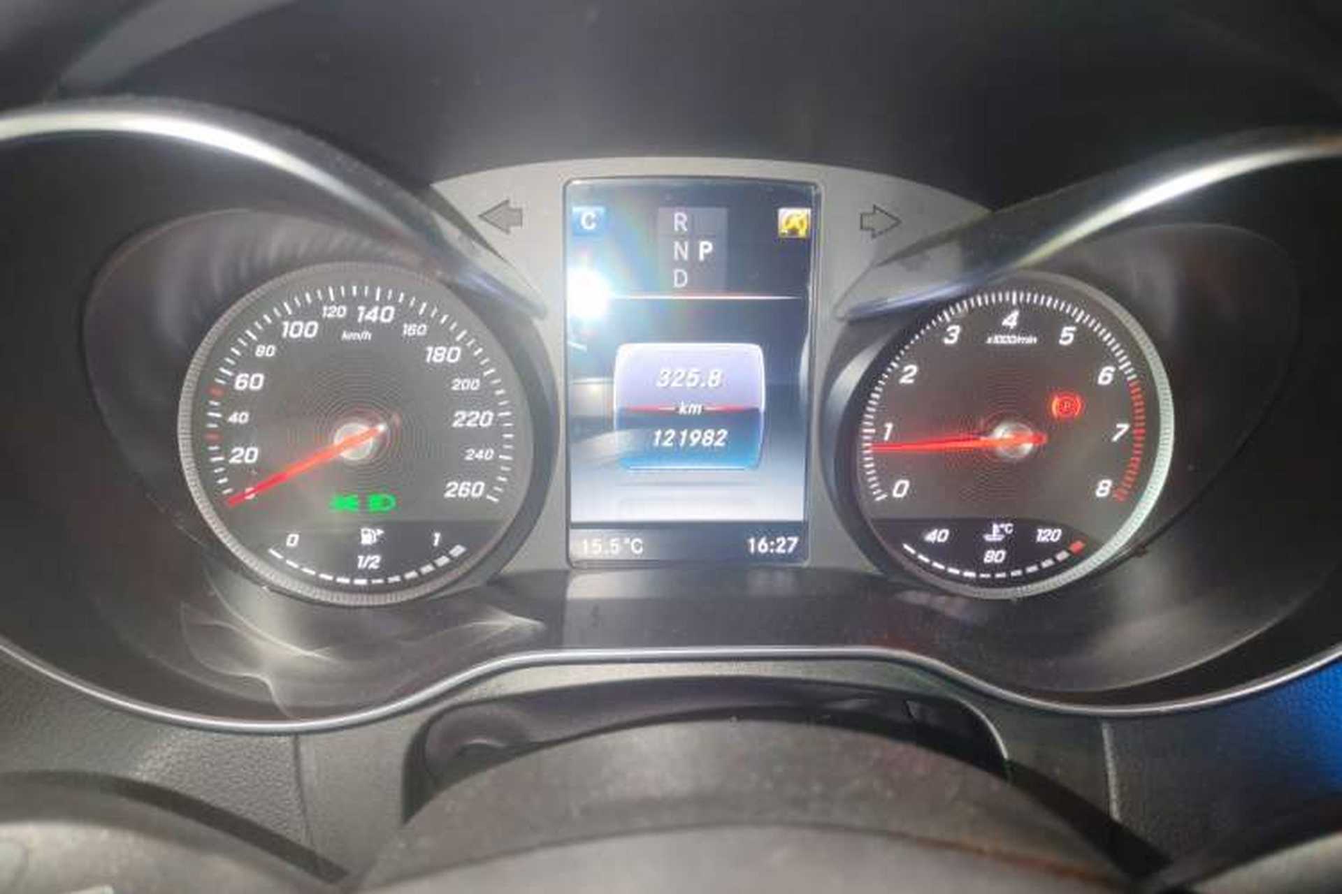 Used Mercedes-Benz GLC 2016 GLC 200 4MATIC Odometer Close Up